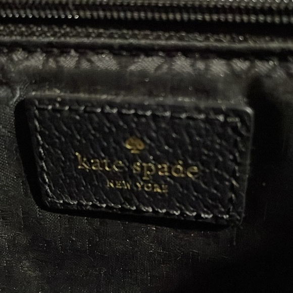 ♠️KATE SPADE cream and black genuine leather hand/shoulder bag.  OS - Picture 13 of 13